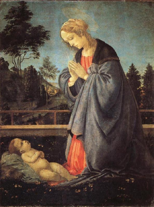 The Adoration of the Child, Filippino Lippi